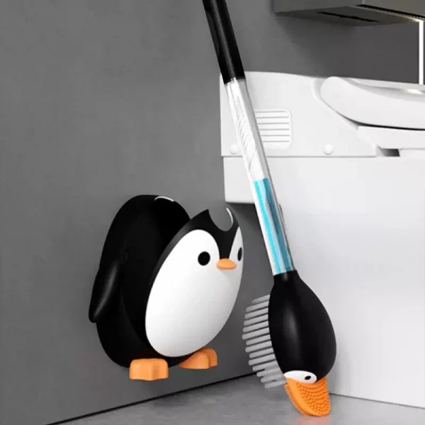 Brosse WC Pingouin Elegance au Service de Hygiene pour Toilettes