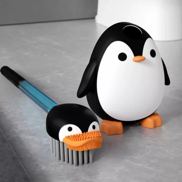 Brosse WC Pingouin Proprete Parfaite Charme Insoupconne pour Vos Toilettes