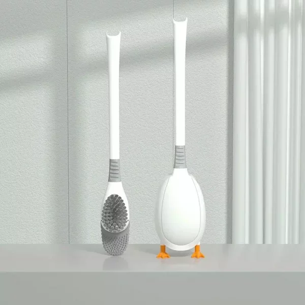 Brosse de Toilette Hygienique Canard blanc