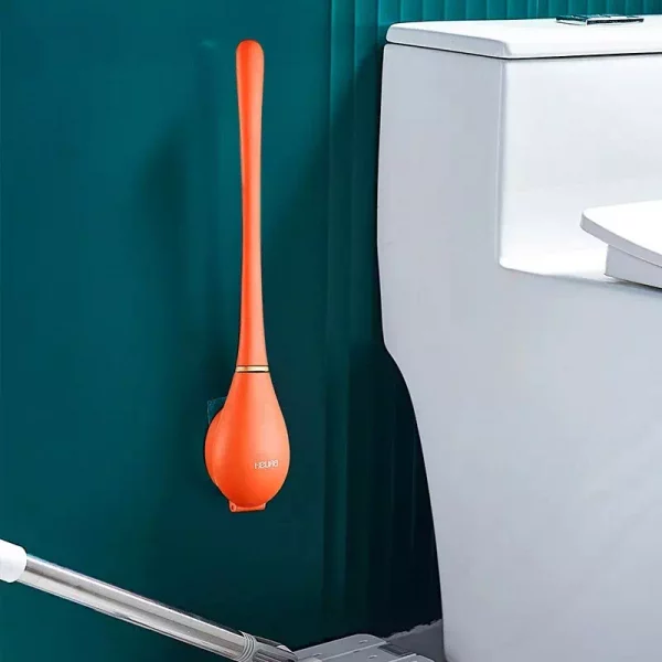 Brosse de toilette en Silicone Long manche