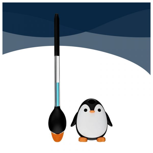 Brosse de toilette hygienique pingouin