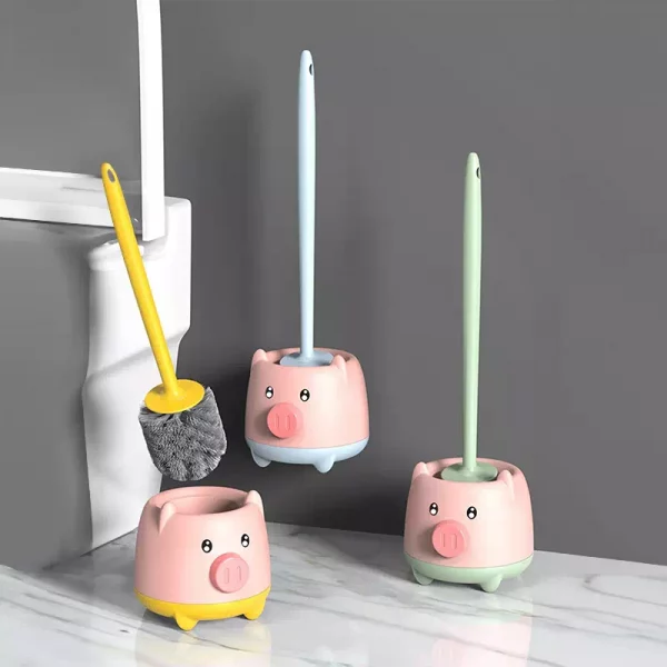 Decouvrez la Brosse WC des Trois Petits Cochons Proprete Sourire Garantis Salle de Bain