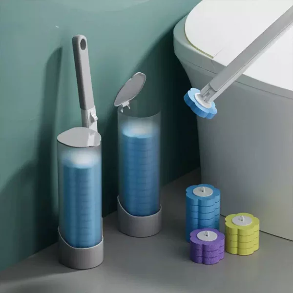 Innovation pour des Toilettes Plus Saines La Brosse WC Ecologique a Usage Unique Hygiene Quotidienne