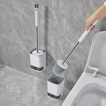 Brosse Toilette Design Élégance Efficacité Nettoyage Impeccable