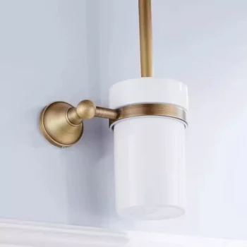 Brosse WC Haut de Gamme en Céramique Alliance Parfaite de Style et Efficacité pour des Toilettes Impeccables